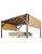 VerisShade 12 Ft x 14 Ft x 7.5 Ft Cedar Pergola Outdoor Wood Pergola with Canopy, Solid Structure Shelter for Deck, Garden, Backyard, and Lawn (Reddish-Brown)