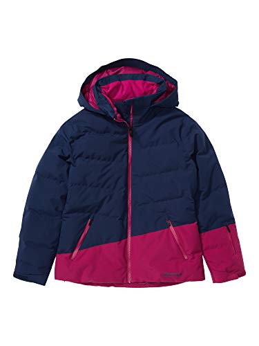 Marmot Wm's Slingshot Jacket Chaqueta de Plumas para la Nieve, 700 Pulgadas c�bicas, Ropa de esqu� y Snowboard, Resistente al Viento, Resistente al Agua, Transpirable, Mujer, Arctic Navy/Wild Rose, L
