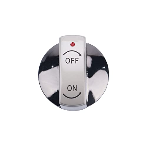 Propane Fire Pit Knobs, Reinforced Metal Gas Fire Pit Control Knobs, Gas Control Knobs Replacement Parts for Gas Fire Pit Table (2PC)