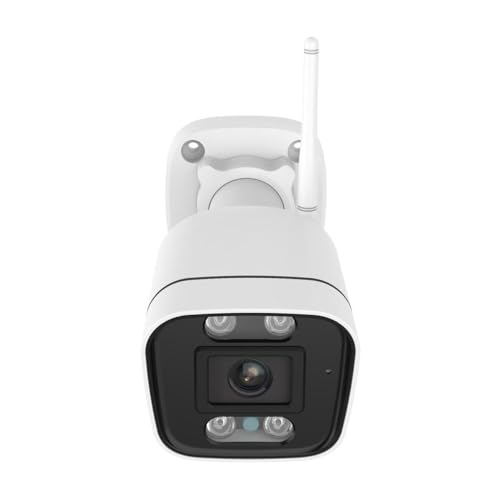 Foscam V5P 5 MP Dual-Band WLAN kamera do monitoringu z wbudowanym reflektorem i syreną alarmową (biała)