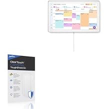 BoxWave Screen Protector Compatible with Skylight Calendar Max 27 in - ClearTouch Crystal ToughShield 9H 2-Pack, Clear 9H Tough Flexible Film Screen Protector