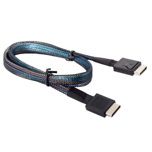 Valuegist OCuLink PCIe 4.0 Cable, Male to Male, 8Gbps Data Transfer, SFF-8611 4i Extension Cable for eGPU and SSD (39, Inches)