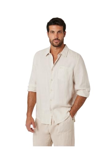 Chemise en lin GUESS Eco Island parfaite pour vos soirées d'été et vacances