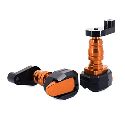 Curseur cadre moto ZX636 - Protection antichoc orange pour Ninja ZX6R 2021