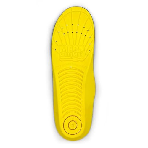 Plantillas MEGAComfort M8/W10 Amarillo/Negro miniatura 4