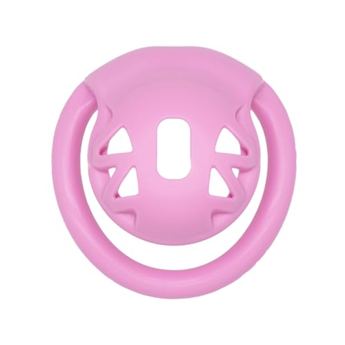 Luoyoupin中空蓋鍋蓋貞操錠内蔵錠男性用下着拘束SM調教奴隷趣味用品 (ピンク色)