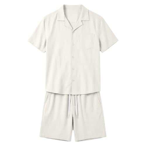 Ensemble short homme léger en mélange respirant pour le quotidien d'été