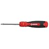 Groz 33713 Screw Driver - Ratcheting, with Retracting Cartridge, complete with 14 change bits - Red
