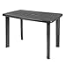 Produktbild Spetebo Kunststoff Gartentisch 100 x 72 cm - anthrazit - Campingtisch rechteckig im klassischen Design - Balkontisch Terrassentisch Campingtisch Oudoor Garten Tisch für den Außenbereich