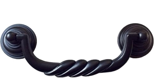 �����o�������A�A���e�B�[�N �����A���B���e�[�W�����n���h���A 4.5�C���` CC �u���b�N �x�C�� �h���b�v �X�C���O �n���h���A���������A5.7�C���` x 2�C���`�A���B���e�[�W ���_�� �X�^�C��(Black)