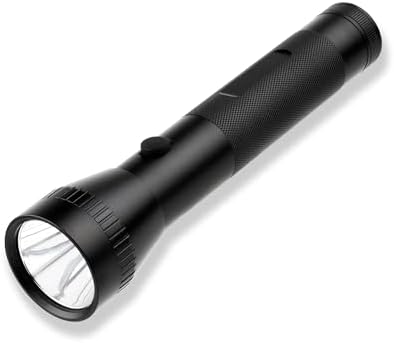 KunHe 2D Cell Battery Big Flashlights Single Mode High Lumens Aluminum Heavy Duty Large Flashlight for Home Emergency Power Outage Outdoor Activities