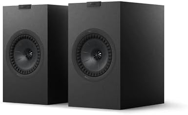 KEF Q3 Meta Bookshelf Speaker (Black, Pair)