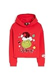C&A Kinder Mädchen Sweatshirt Christmas Verziert Polyester|Baumwolle rot 164