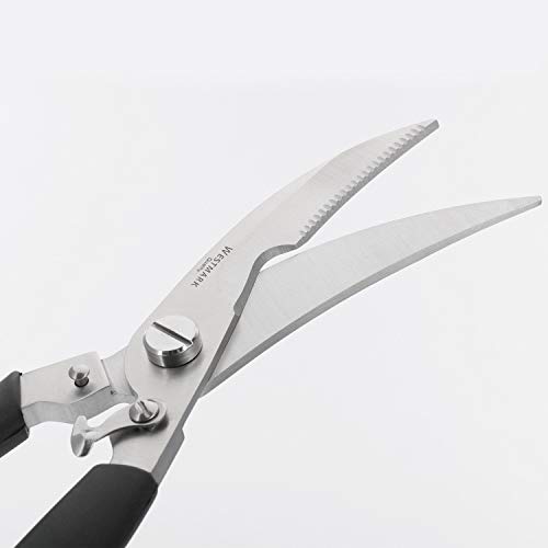 Westmark Poultry Shears, With Inner Spring And Lock, Blade Length: 8 cm, Stainless Steel, Polished, Silver/Black, 13722280 - Image 6