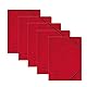 Herlitz Eckspannmappe Quality, A4, Karton, rot, 5 Stück