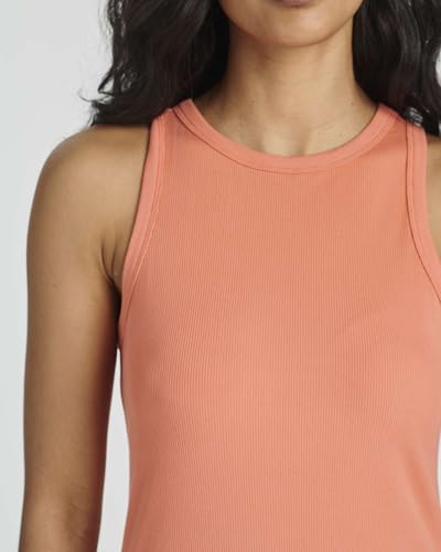 Image of 3 Pack Women's Ribbed Mini Sleeveless Tank High Neck Dresses Casual Dress