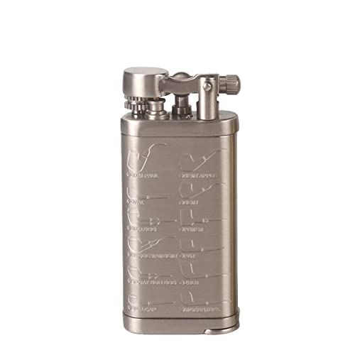 Encendedor para Pipa de Tabaco Vintage Plateado