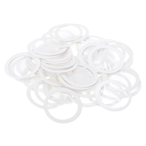 HANABASS 50PCS Transparent Kazoo Diaphragms Kazoo Flute Films for Easy Replacement for Musicians and present Givers