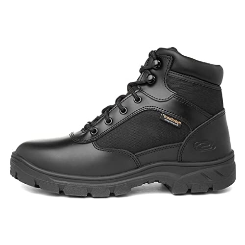 Image of Skechers Men's Wascana Benen Boots, Black Leather W Textile, 7 UK