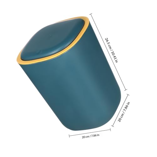 Tapa útil para bote de basura compacto para cocina y baño miniatura 2