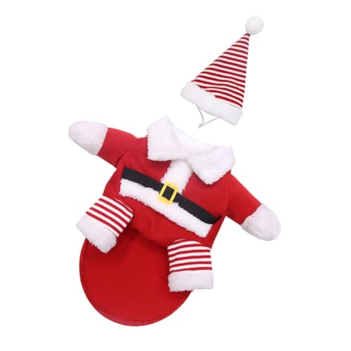 Disfraz para Perros Santa Claus KALLORY 5XL Rojo