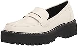 COOL PLANET By Steve Madden Women's Hazel Loafer, Ivory Pu, 8.5