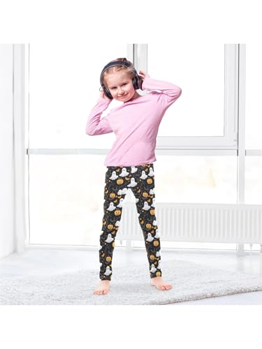 Girls Leggings Ghosts Pumpkins Cartoon Toddler Girls Clothes Toddler Comfortable Bottoms Girl Leggings 3-4T4