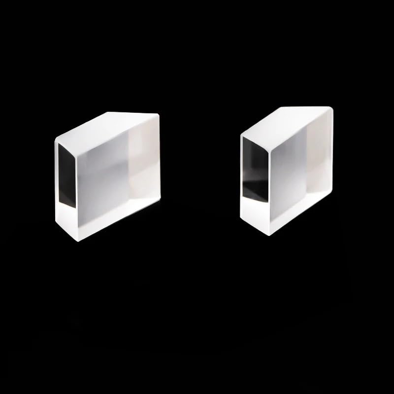 K9 Glass Trapezoidal Prism for Optical Experiments, 1PCS | Durable cold-worked glass, ideal for physics and education.Acid Resistant Lab Tool((02)6x15x10mm)