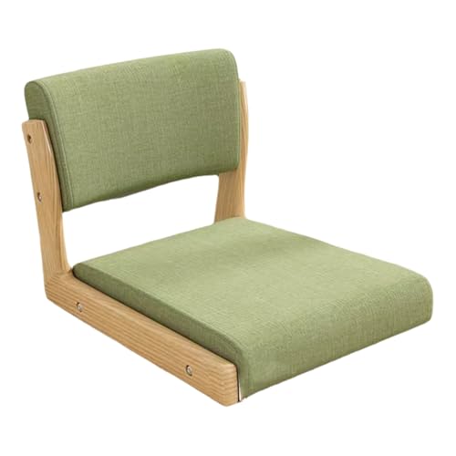 Onxyrbyte Silla De Piso Japonesa,Silla Multifuncional Tatami,Silla Japonesa De Suelo,Silla De Suelo con Respald,Silla De Piso Tatami De Madera Sin Patas con Respaldo,Silla Sin Patas JapóN