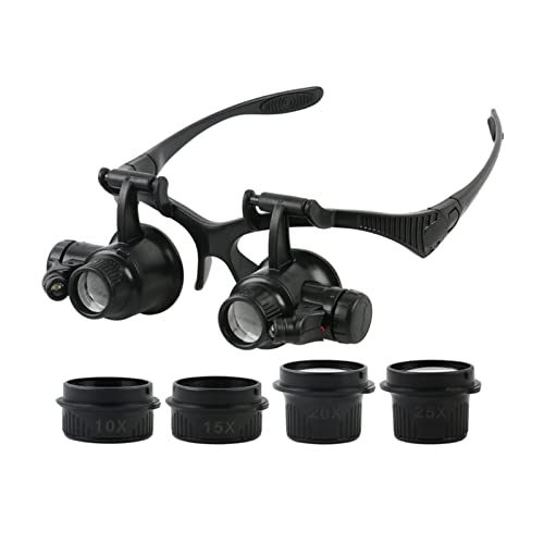 Réparation horlogère difficile ? Lunettes loupe LED pour voir les détails microscopiques