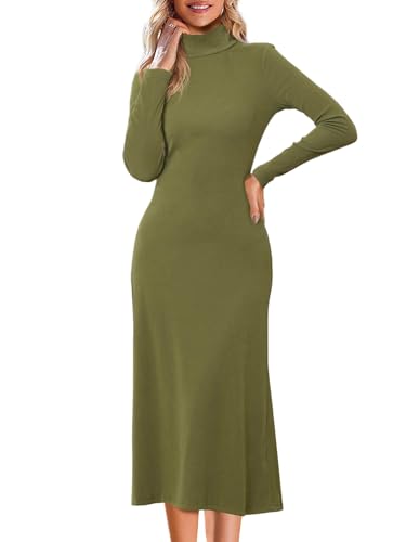 Robe pull col roulé Allegra K pour rester au chaud sans renoncer au style chic