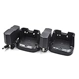 (2-Pack) BC-191 BC-192 BP-264 NI-MH Battery Charger for ICOM IC-F3011 F4011 F3002 F3003 IC-V80 IC-T70 IC-F27SR F4002 F3001 F4001 F4003 F4103D Two Way Radio