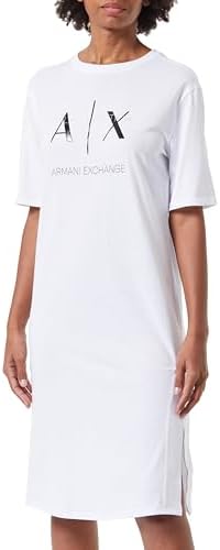 armani exchange t shirt dress Armani Exchange Cotton Dress with Logo