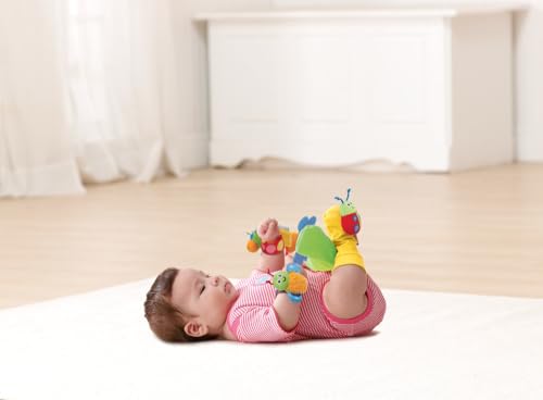 Lamaze Gardenbug hochet de poignet bébé pour accompagner ses premiers sourires - 4