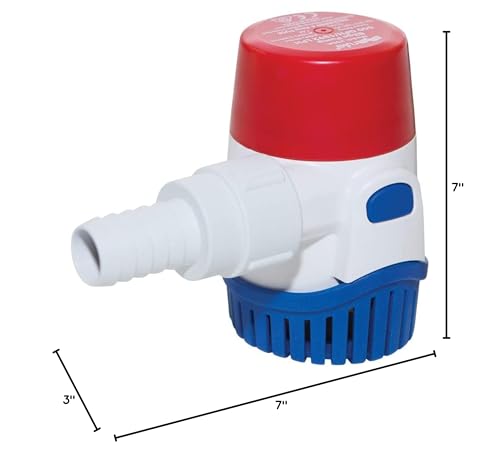 Image of Rule 500 GPH 25SA Electronic Sensing Bilge Pump 500 GPH (Pack of 6)