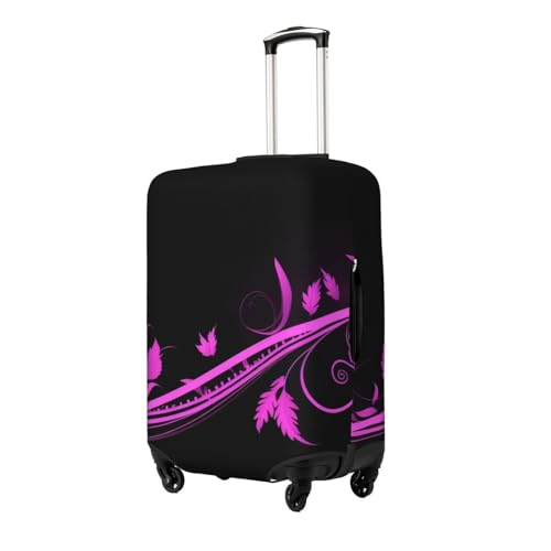 Purple And Butterfly Print Luggage Suitcase Covers Elastic Washable Luggage Protector Luggage Covers For Suitcase2