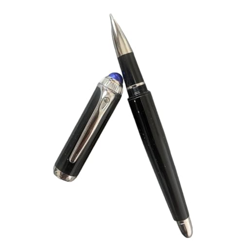 Stylo roller unique en métal anti fatigue avec cristaux et perles pour signature nette