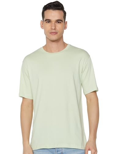 Image of Veirdo 100% Pure Cotton Drop Shoulder Oversized Baggy Fit Half Sleeve Plain Solid Round Neck Multicolor T-Shirt Combo for Men (Pack of 3) (Sizes S-2XL)