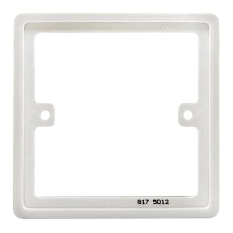BG Nexus White Single Spacer Frame Back Box Cover
