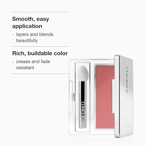 Clinique All About Shadow Single Eye Shadow Makeup | Safe For Sensitive Eyes, Nude Rose thumb #2