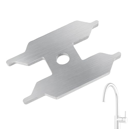 Chiave per inserto rubinetto da cucina - Strumento di rimozione e manutenzione della testa - Chiave per cartuccia in acciaio inox - Adatto per rubinetti da cucina, rubinetteria lavello