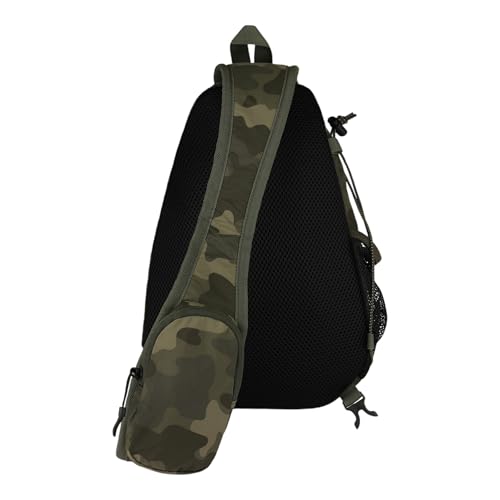 Image of Eddie Bauer Ripstop 8L Shoulder Sling Pack with Padded Air-Mesh Adjustable Crossbody Strap for Right or Left Handed Fit - Camo