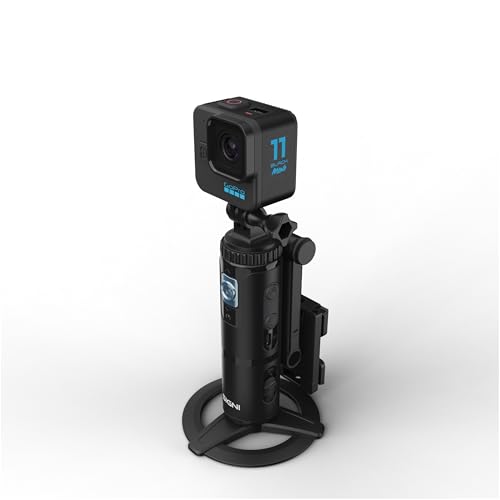 Image of SIGNI FOLLO Compact AI Face Recognition Tracker 360 Degree Rotation, Adjustable Height, Fill Light, Smart Tracking, Start /Stop Gestures for Mobile Phone & Gopro Compatible with SIGNIPOD Tripod