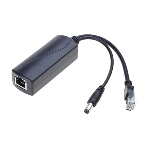 Splitter PoE Gigabit USB/DC5521 Active PoE to TYPE-c Adattatore Gigabit PoE Splitter di facile accesso alle reti Poe