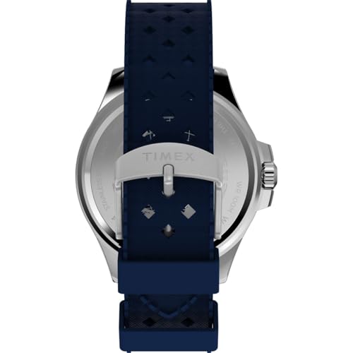 Image of TIMEX Harborside Coast Round 43mm Blue Dial Analog Men Watch - TW2Y33400UJ