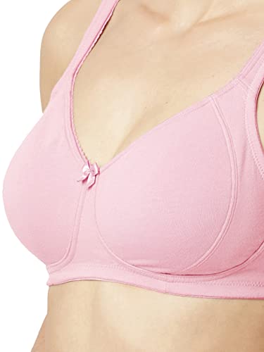 Image of Jockey ES24 Plus Size Bra | Wirefree | Non Padded | Full Coverage with Plush Lining Cup| Super Combed Cotton Elastane Fabric