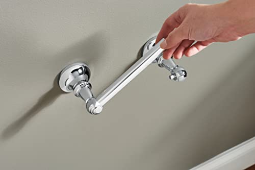 Moen Dn4408Ch Vale Double Post Pivoting Toilet Paper Holder, Chrome #TOP4