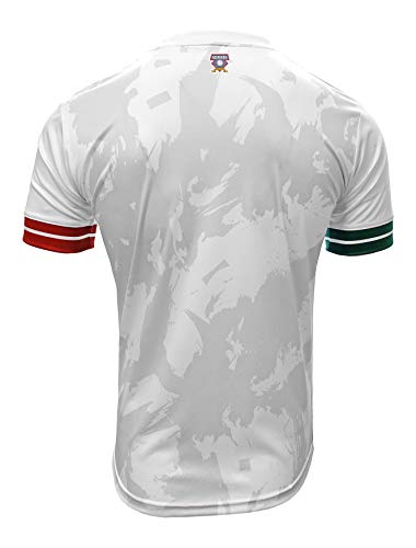 ARZA Jersey Acereros de Monclova Baseball Mexico 100% Polyester White/Grey_Made in Mexico miniatura 3
