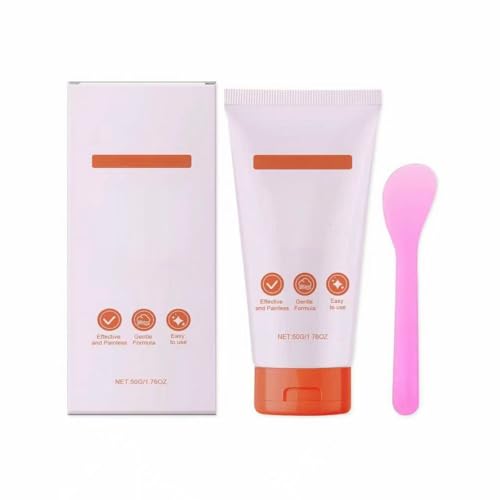 Genérico Crema Depilatoria para Mujeres Y Hombres, Crema Depilatoria Corporal Suave, Depilatoria Calmante, FóRmula Depilatoria Facial Indolora, Duradera Y Suave para Hombres Y Mujeres.,1pcs