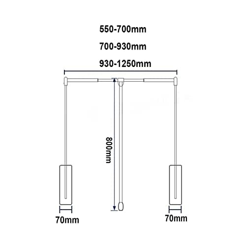 Tringle de placard réglable pour optimiser une penderie trop petite - 2